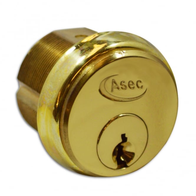 Polished Brass 5-Pin Screw-In Cylinder