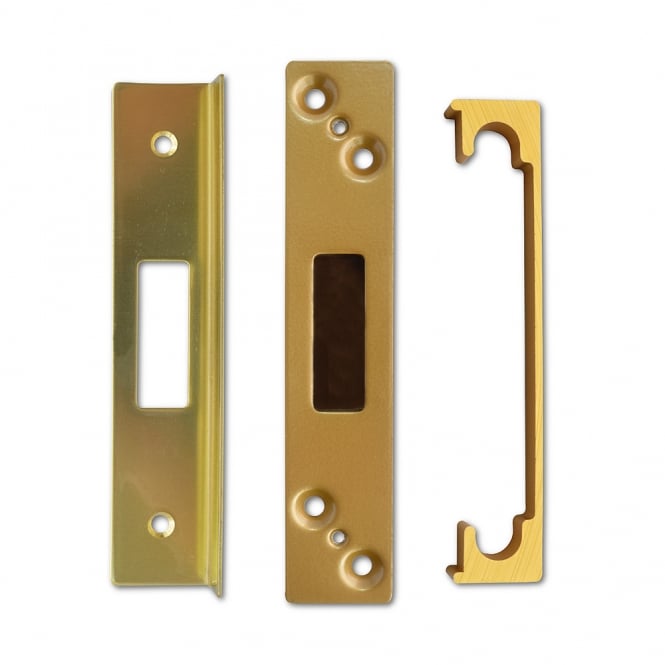 Polished Brass 13mm Rebate To Suit Asec Deadlocks