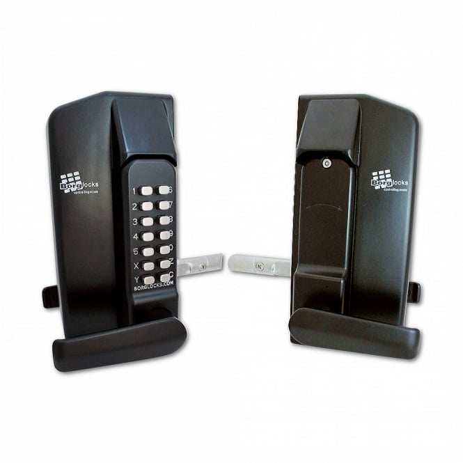 Black BL3400 Lever Operated Single Digital Lock