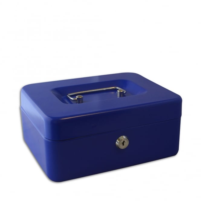 250mm Blue Steel Cash Box
