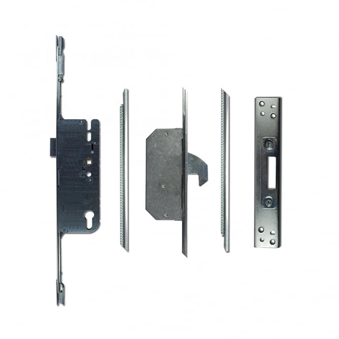 Metal Adaptable Retrofit Multipoint Lock Timber 2 Hook + Keeps - 55mm