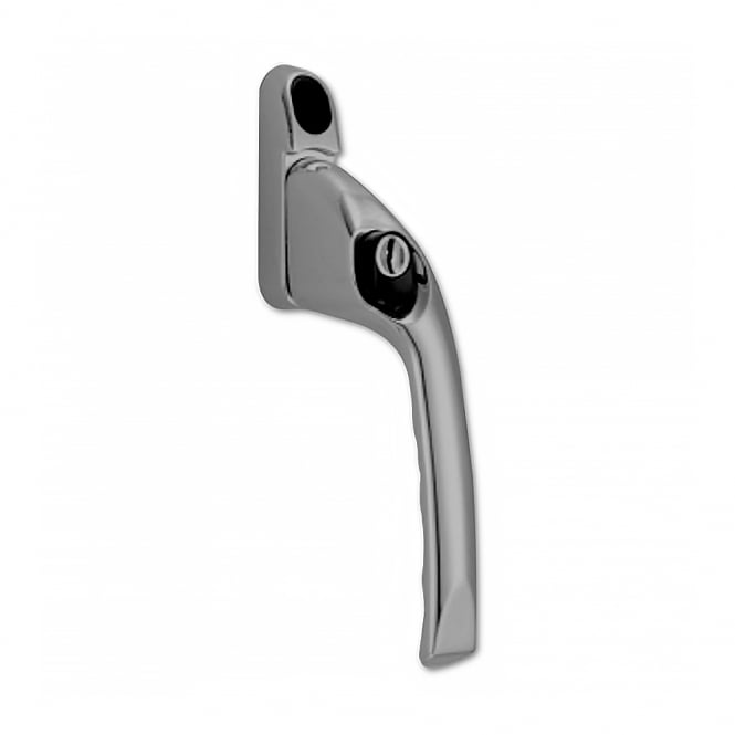 Right Handed Satin Chrome Offset Locking Window Espag Handle