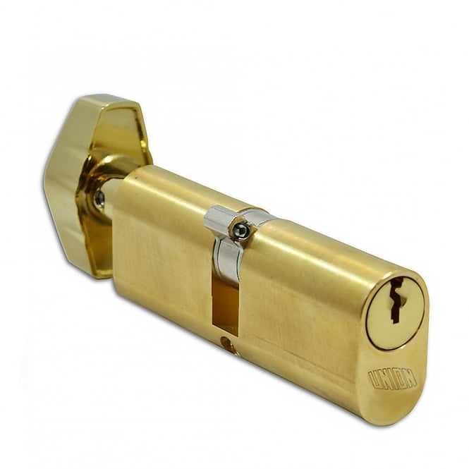 Polished Brass 42.5 / T42.5- 2X13 Oval K&T Cylinder - 85mm