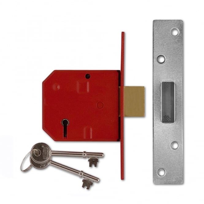 Satin Chrome 79.5mm 2134 5 Lever Deadlock