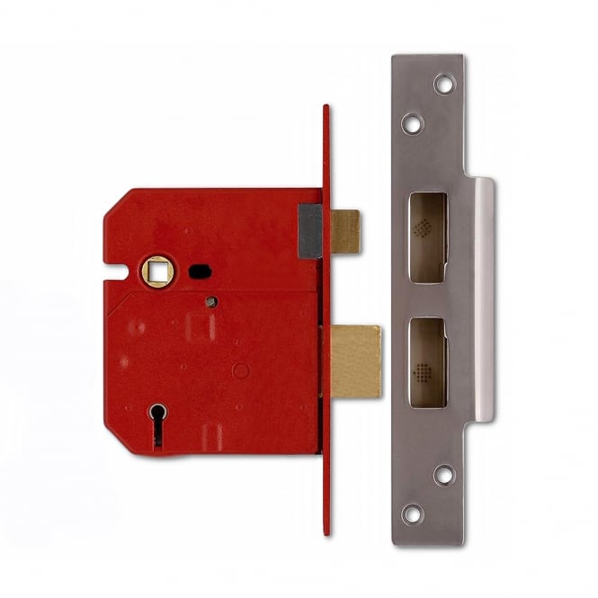 Satin Chrome 76mm 2234 5 Lever Sashlock