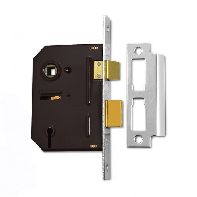 Satin Chrome 75mm 2243 3 Lever Sashlock