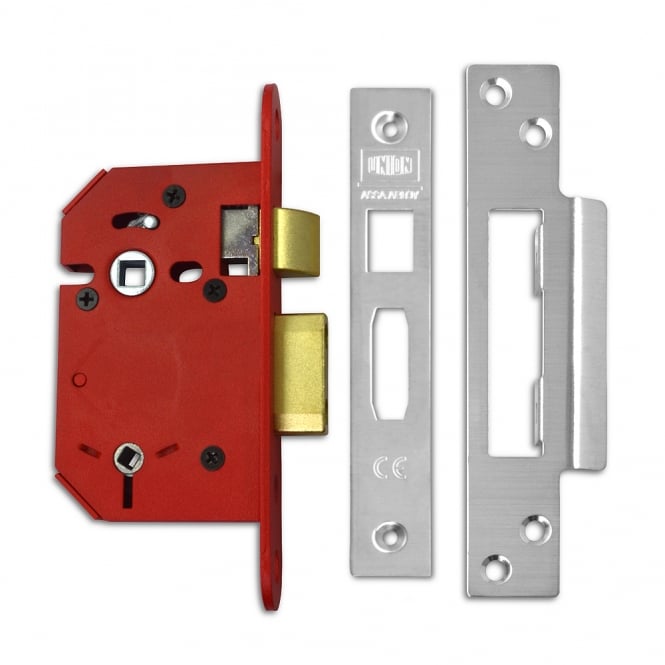Stainless Steel 64mm J22WCS StrongBOLT 5 Lever Bathroom Lock