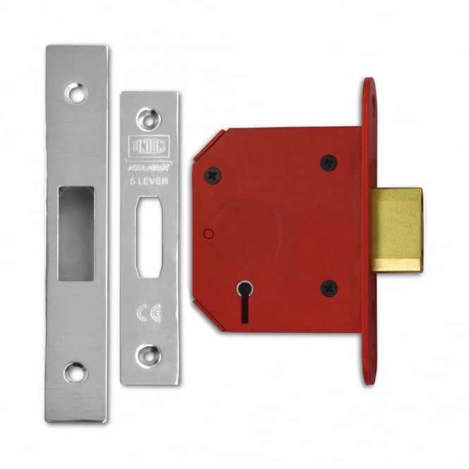 Stainless Steel 75mm J2105 StrongBOLT 5 Lever Deadlock