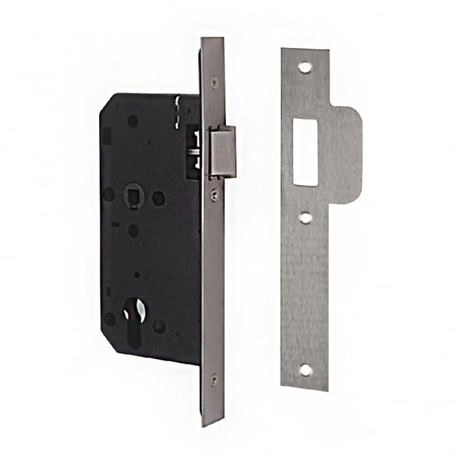 Stainless Steel 83mm JL2C24 DIN Euro Nightlatch Case - SQ