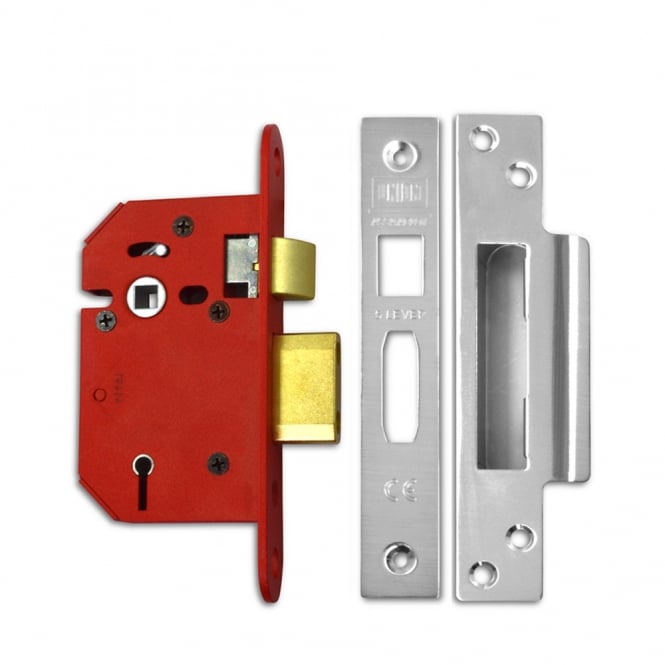 Stainless Steel 75mm J2205 StrongBOLT 5 Lever Sashlock