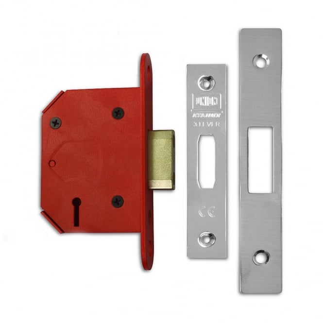 Stainless Steel 64mm J2103 StrongBOLT 3 Lever Deadlock