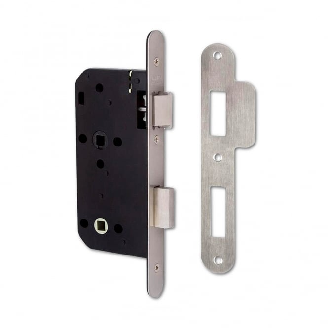 Stainless Steel 83mm J2C27 DIN Mortice Bathroom Lock - RD