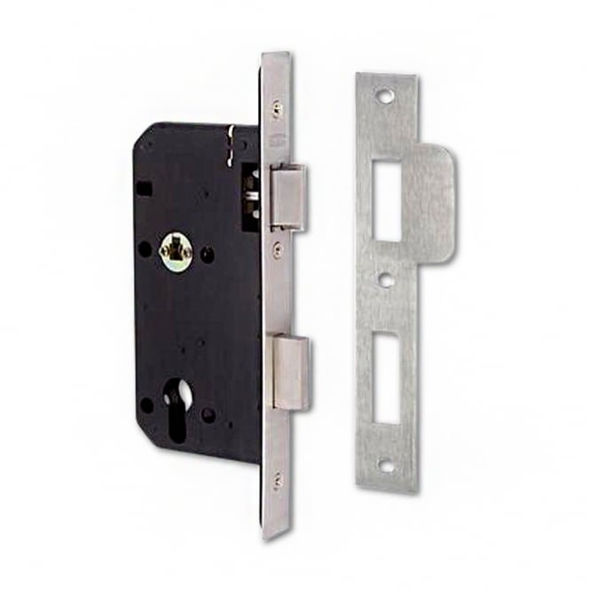 Stainless Steel 83mm JL2C26 DIN Euro Escape Sashlock - SQ
