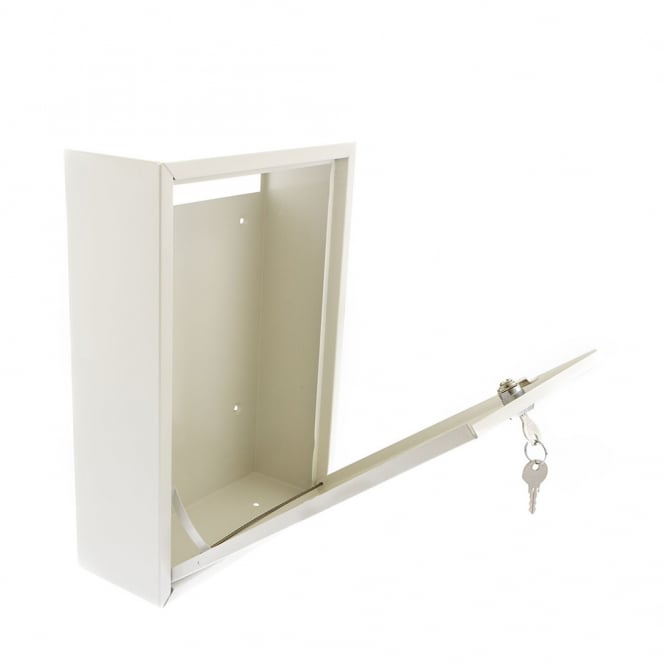White Forth Rear Access Post Box