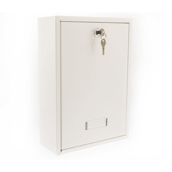 White Forth Rear Access Post Box