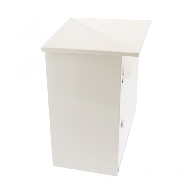 White Mersey Post Box