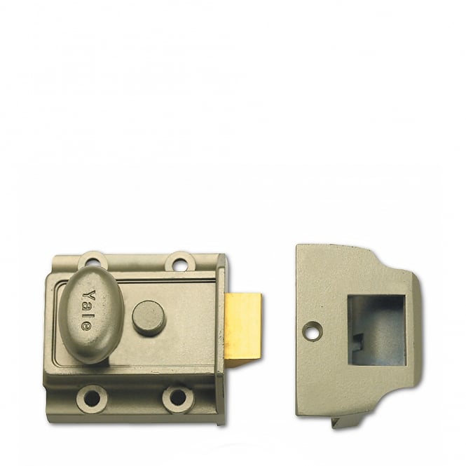 Bronze 706 40mm Traditional Nightlatch with Polished Brass Cylinder
