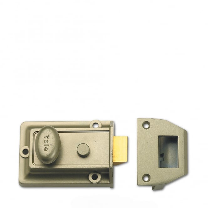 Bronze 77 60mm Traditional Nightlatch with Polished Brass Cylinder