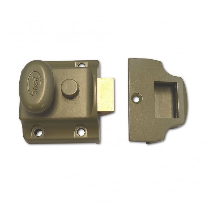 Green 40mm Traditional Non-Deadlocking Nightlatch - Case Only