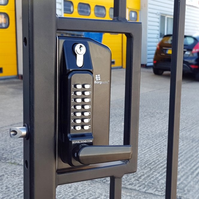 Marine Grade BL3430DKO Metal Gate Digital Lock, with back to back free turning lever ECP keypads