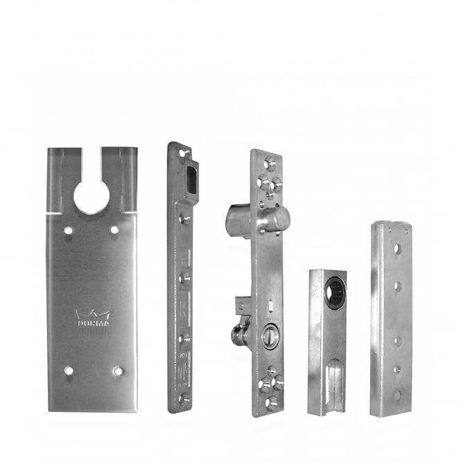 Stainless Steel BTS75V Double Action Floor Closer Kit