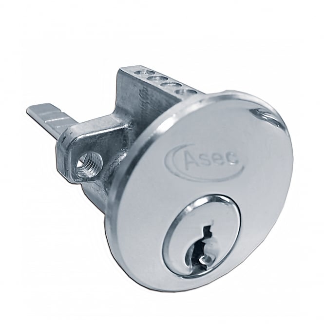 Polished Chrome 6-Pin Rim Cylinder