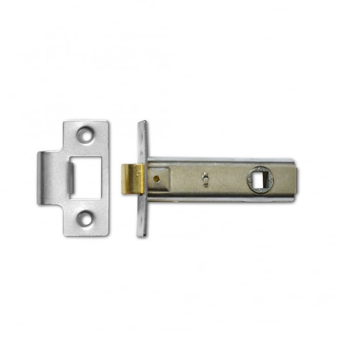 Satin Chrome 64mm Mortice Tubular Latch