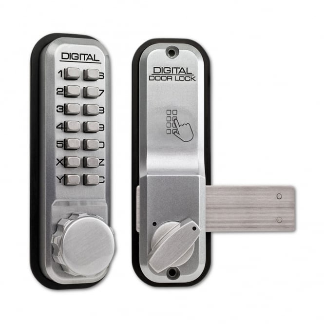 Satin Chrome 2200 Series Digital Lock