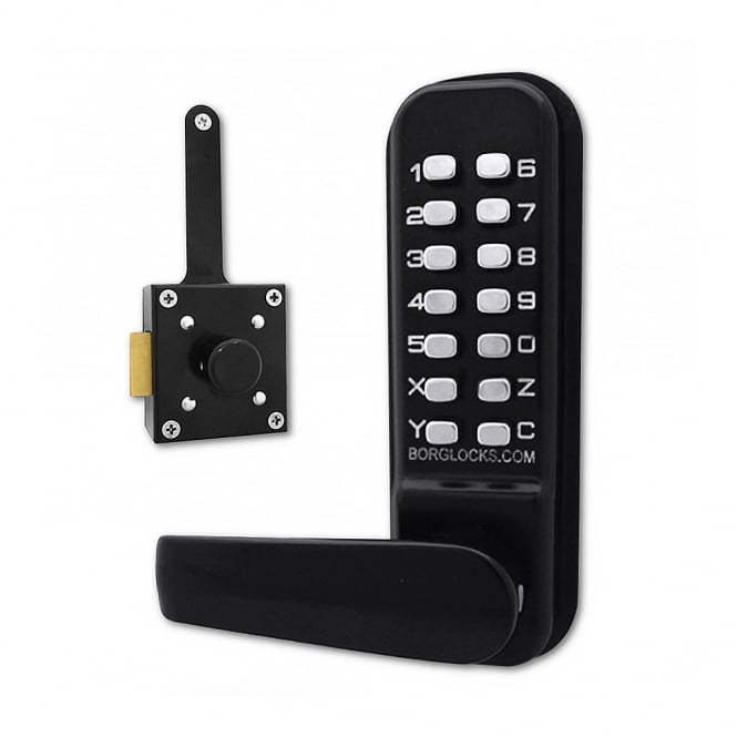 Black BL4409MG Wooden Gate Digital Lock