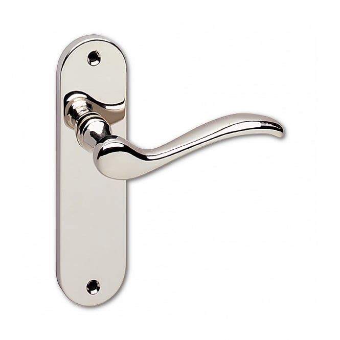Polished Nickel Plate Mounted Washington Lever Handle