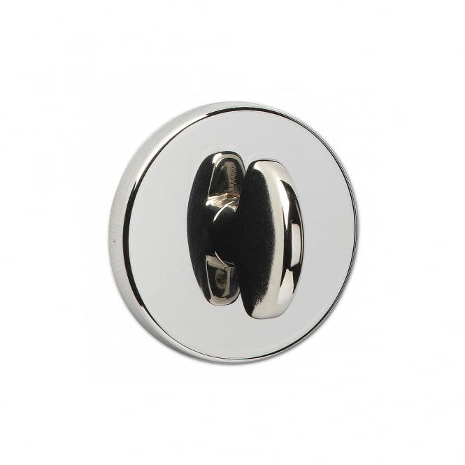 Polished Nickel Bathroom Turn Escutcheon