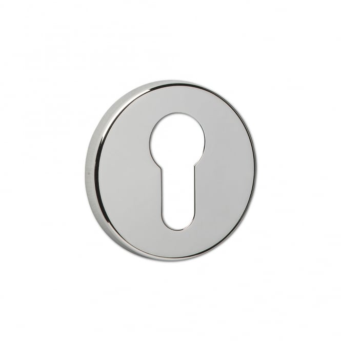 Polished Nickel Concealed Fixing Euro Escutcheon