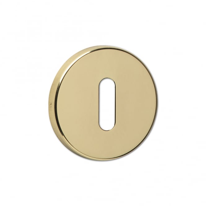 Polished Brass Concealed Fixing Mortice Escutcheon