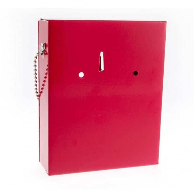 Red Emergency Key Box with Break Glass