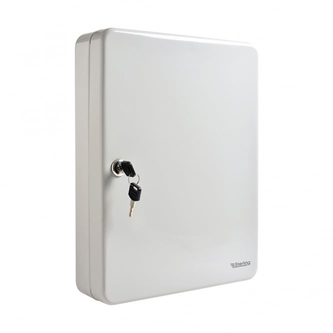 Light Grey Steel 140 Hook Key Cabinet