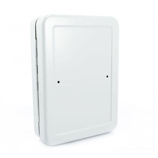 Light Grey Steel 24 Hook Key Cabinet