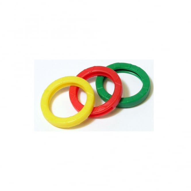 200 Assorted Colour Plastic Key Rings