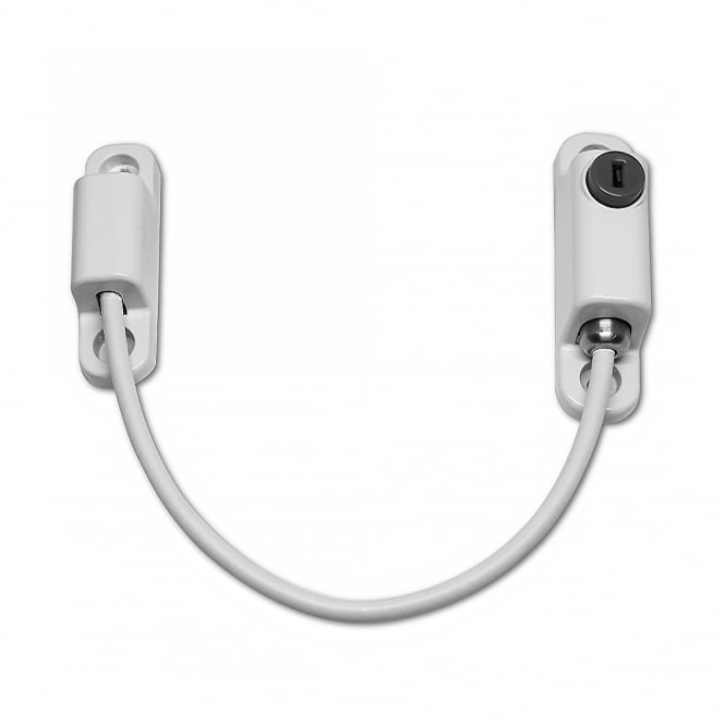 White Window Cable Restrictor
