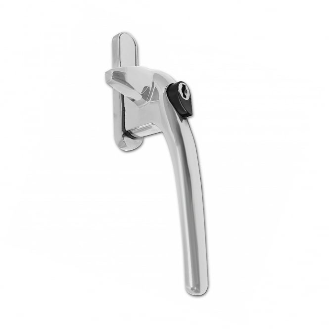 Satin Anodised Aluminium Adaptable Cockspur Window Handle Kit -  Right Hand