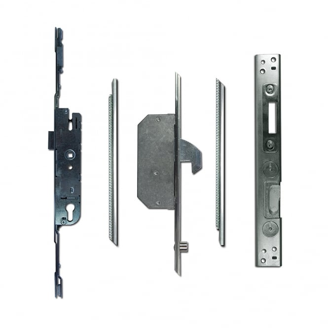 UPVC Adaptable Multipoint Lock 2 Hook & 2 Roller + Keeps - 25/92 Single Spindle