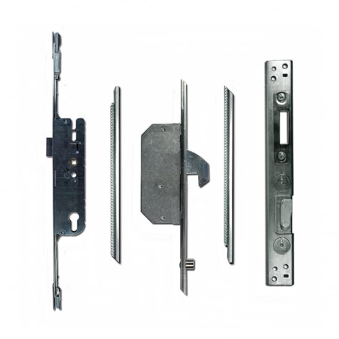 UPVC Adaptable Multipoint Lock 2 Hook & 2 Roller + Keeps - 35/92 Split Spindle
