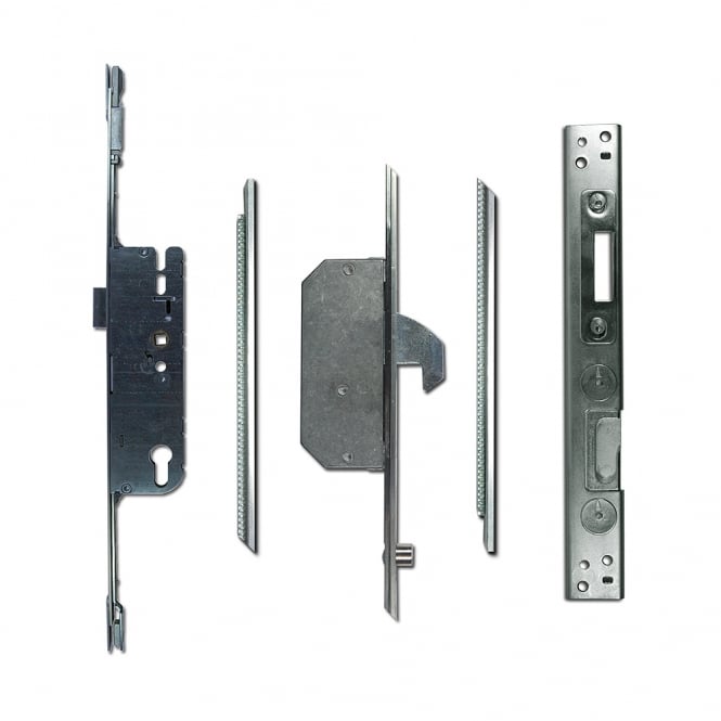 UPVC Adaptable Multipoint Lock 2 Hook & 2 Roller + Keeps - 40/92 Single Spindle
