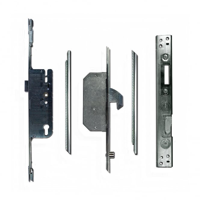 UPVC Adaptable Multipoint Lock 2 Hook & 2 Roller + Keeps - 45/92 Split Spindle