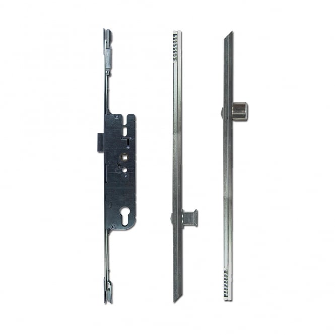 UPVC Adaptable Multipoint Repair Lock 2 Mushroom & 2 Roller + Keeps - 35mm Backset