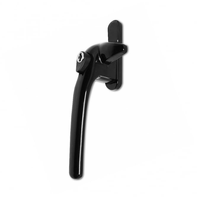 Black Adaptable Cockspur Window Handle Kit -  Left Hand