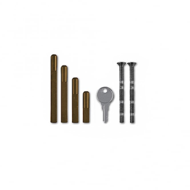 Satin Chrome Adaptable Window Espag Handle (15mm - 55mm)