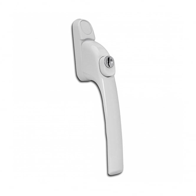 White Adaptable Window Espag Handle (15mm - 55mm)