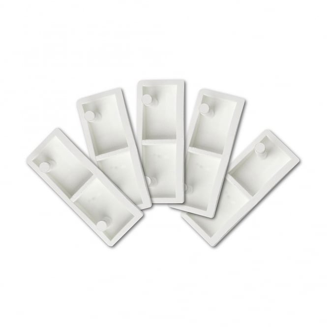 White Cockspur Window Handle Fitting Wedge Kit - 3mm, 4.5mm, 5mm, 6mm & 8mm