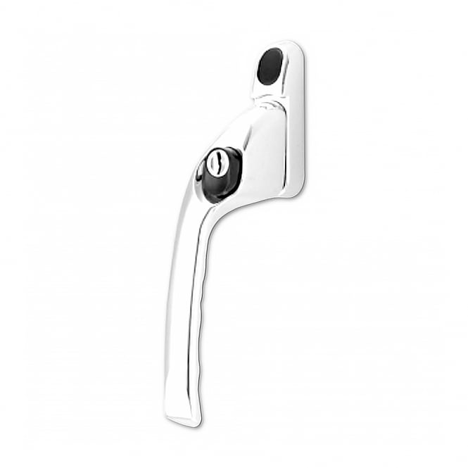 Left Handed White Offset Locking Window Espag Handle