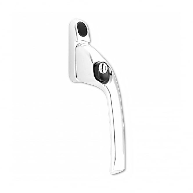 Right Handed White Offset Locking Window Espag Handle